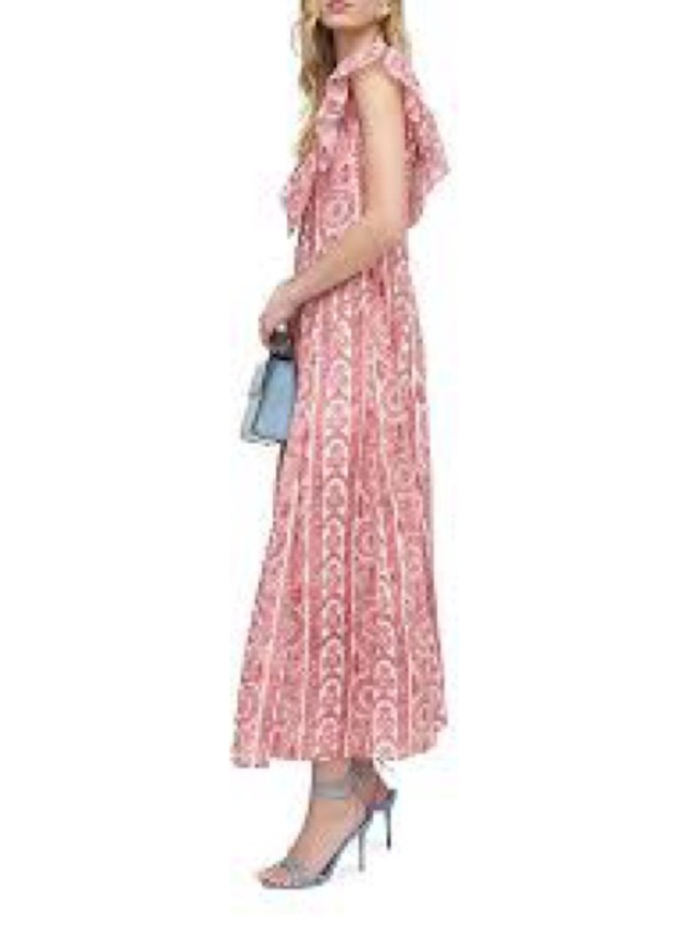 Hill House Home The Milani Dress in Coral Corsica Paisley XXL NWT - Picture 4 of 9
